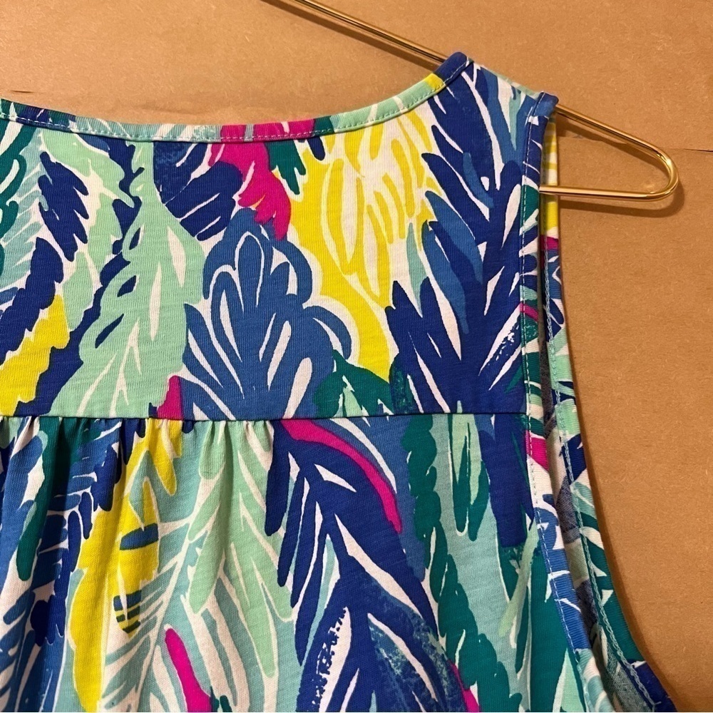 Lilly Pulitzer | Blythe V-Neck Swing Dress Popover Light As A Feather Size XS - Picture 12 of 16